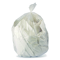 Linear Low-Density Can Liners, 56 gal, 1.1 mil, 46" x 50", Clear, 100/Carton (H9250SC)