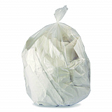 Linear Low-Density Can Liners with Dual-Dispense Box, 55 gal, 1.3 mil, 40" x 53", Clear, 100/Carton (H8053PCRAC)