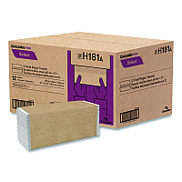 Select Folded Paper Towels, C-Fold Towels, 1-Ply, 3.75 x 10, White, 198 Towels/Pack, 12 Packs/Carton (H181)