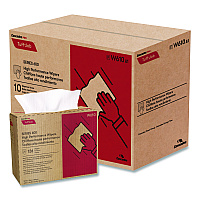 Tuff-Job S600 High Performance Wipers, 9 3/4 x 16 3/4, 126/Box, 10 Box/Carton (W610)