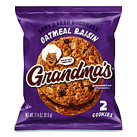 Cookies - Single Serve, Oatmeal Raisin, 2.5 oz Packet, 60/Carton (FRI45093)