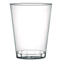 Plastic Tumblers, 8 oz, Clear, 20/Bag, 25 Bags/Carton (408)