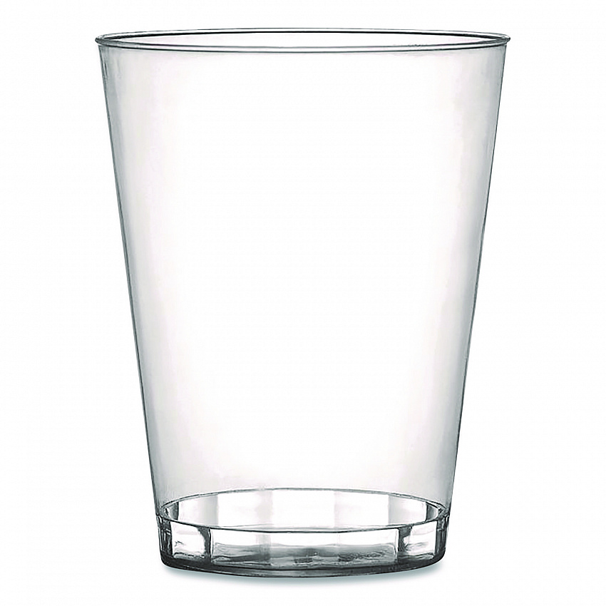 Plastic Tumblers, 8 oz, Clear, 20/Bag, 25 Bags/Carton (408)