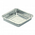 Square Cake Pan, 30 Gauge, 48 oz, 8 x 8 x 1.53, Silver, Aluminum, 200/Carton (30830200)