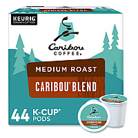 Caribou Blend Coffee K-Cups, 0.4 oz, 44/Box (2124056)