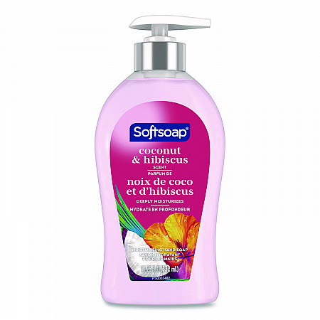 Liquid Hand Soap Pump, Coconut and Hibiscus Scent, 11.25 oz (US07157A)