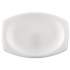 Dart Foam Dinnerware, Oval Platter, 6.75 x 9.8, White, 125/Pack, 4 Packs/Carton (9PRWCR)