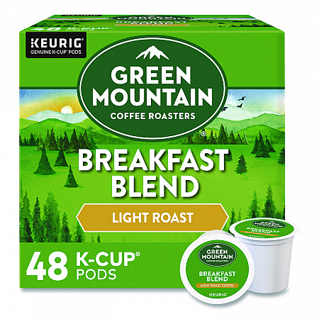 Breakfast Blend Coffee K-Cups, 0.31 oz, 48/Box (1635473)