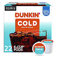 Cold Iced Coffee K-Cups, Regular, 0.44 oz, 22/Box (5000369251)