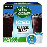 Classic Black Brew Over Ice Coffee K-Cups, 0.4 oz, 24/Box (5000372042)