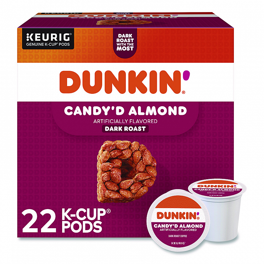 Candy'd Almond Coffee K-Cups, 0.35 oz, 22/Box (5000375651)