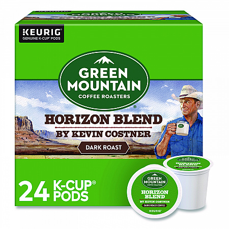 Horizon Blend by Kevin Costner Coffee K-Cups, 0.37 oz, 24/Box (5000379575)