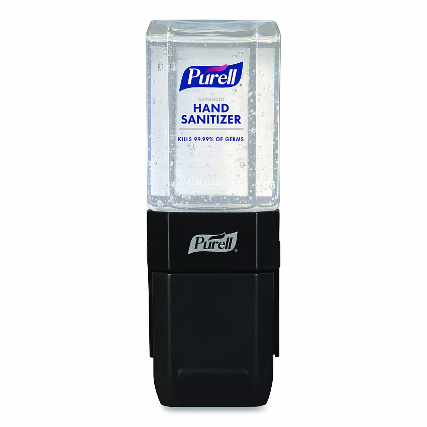 ES1 Hand Sanitizer Dispenser Starter Kit, 450 mL, 3.12 x 5.88 x 5.81, Graphite (4424D6)