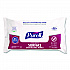 Foodservice Surface Sanitizing Wipes, 1-Ply, 7.4 x 9, Fragrance Free, White, 72 Wipes/Resealable Pack (937112)