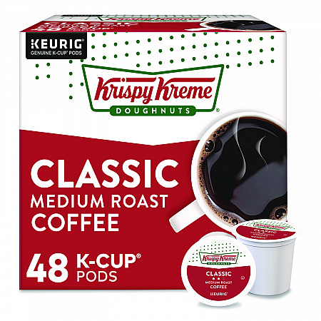 Classic Coffee K-Cups, Medium Roast, 0.33 oz, 48/Box (24306975)