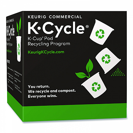 K-Cycle K-Cup Pod Recycling Station, Plastic, Black/Green/White, 5/Pack (5000350630)