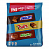 Minis Variety Pack, Assorted, 46.86 oz Bag, 150 Pieces (MMM59799)