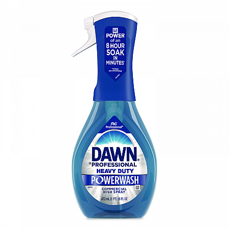 Heavy Duty Powerwash Commercial Dish Spray, Fresh Scent, 16 oz Spray Bottle (12300)