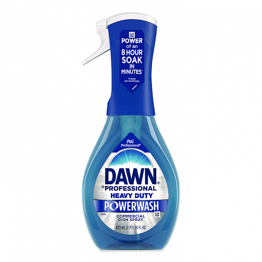 Heavy Duty Powerwash Commercial Dish Spray, Fresh Scent, 16 oz Spray Bottle (12300)
