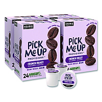 French Roast Coffee K-Cups, 24/Box, 4 Boxes/Carton (52966CT)