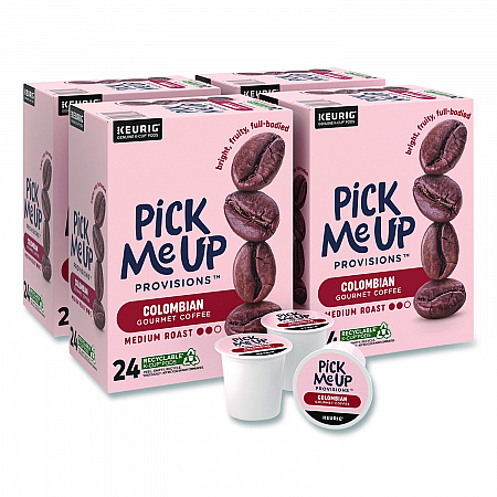 Colombian Coffee K-Cups, 24/Box, 96/Carton (52969CT)