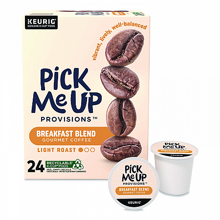 Breakfast Blend Coffee K-Cups, 24/Box (5000381024)