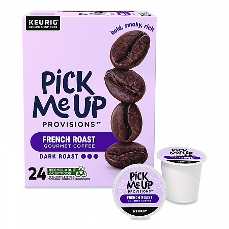 French Roast Coffee K-Cups, 24/Box (5000381026)