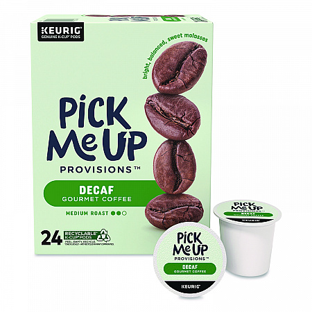 Decaf Coffee K-Cups, 24/Box (5000382575)