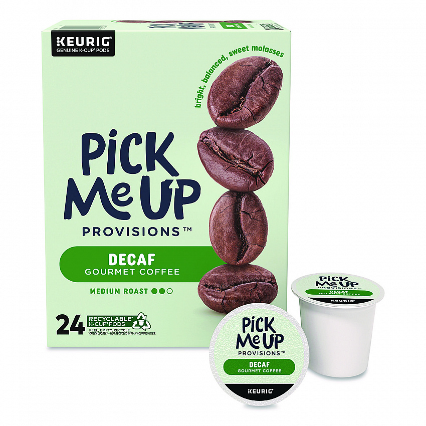 Decaf Coffee K-Cups, 24/Box (5000382575)