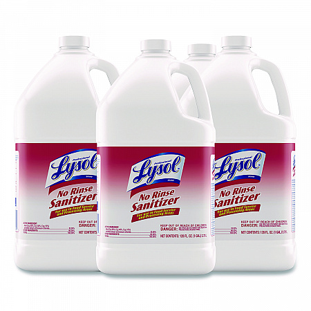 No-Rinse Sanitizer Concentrate, Unscented, 128 oz Bottle (3624174389)