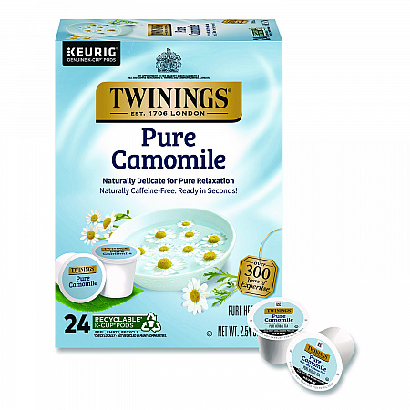 Tea K-Cups, Pure Camomile, 0.11 oz, 24/Box (TNA85790)