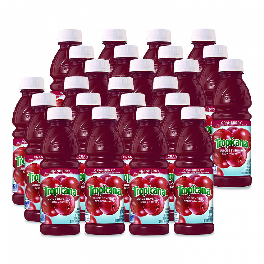 Juice Beverage, Cranberry, 10 oz Bottle, 24/Carton (913717)