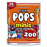 Pops Minis, Assorted Flavors, 36 oz Bag, 200 Pieces (324679)