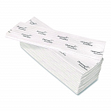 EasyMop Microfiber Dust Mop Pads, 16 x 5.3, White, 50/Pack (D1232214)