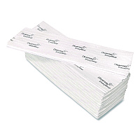 EasyMop Microfiber Dust Mop Pads, 16 x 5.3, White, 50/Pack (D1232214)