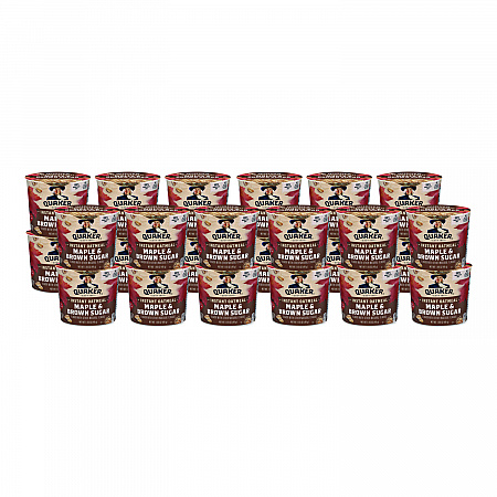 Instant Oatmeal, Maple Brown Sugar, 1.69 oz Packet, 24/Carton (570958)