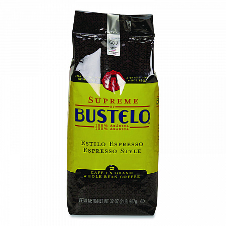 Cafe Bustelo Whole Bean Coffee, Espresso, 32 oz Bag (21892EA)