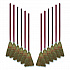 Corn Fiber Lobby/Toy Broom, Corn Fiber Bristles, 39