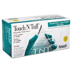 AnsellPro Touch N Tuff Nitrile Gloves, Teal, Size 9 1/2 - 10, 100/Box (926009510)