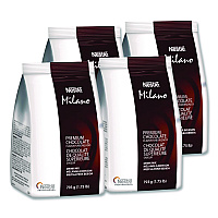 Milano Premium Chocolate Hot Cocoa Mix, 28 oz Packet, 4/Carton (416818)