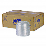 100% Recycled Content Round Plate Lids, Plastic, 9" dia x 1.5" h, Clear, 300/Carton (EPP013LID)