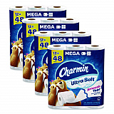 Ultra Soft Bathroom Tissue, Mega Roll, Septic Safe, 2-Ply, White, 224 Sheets/Roll, 12 Rolls/Pack, 4 Packs/Carton (08813)