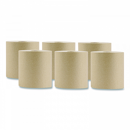 Hardwound Towel, 1-Ply, Brown, 800 ft, 6 Rolls/Carton (55583)