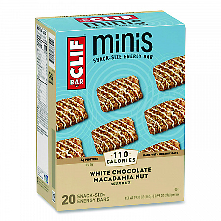 Energy Bar Minis, White Chocolate Macadamia Nut, 1 oz Bar, 20/Box (CCC37295)