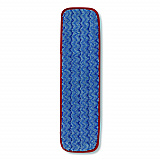 Microfiber Wet Mop Pad, 18", Red, 12/Carton (FGQ41000RD00)