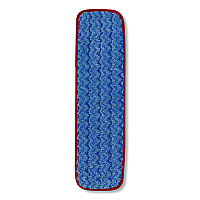 Microfiber Wet Mop Pad, 18", Red, 12/Carton (FGQ41000RD00)