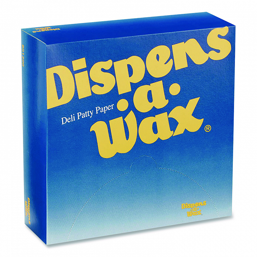 Dispens-A-Wax Waxed Deli Patty Paper, 6 x 6, 1,000/Box, 10 Boxes/Carton (801200)