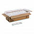 Mediumweight Polypropylene Cutlery, Fork/Knife/Teaspoon, Plastic, White, 250/Carton (CMP26C)