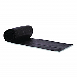Reprocessed Resin Can Liners, 60 gal, 1.5 mil, 38 x 58, Black, Perforated Roll, 100/Carton (385815K)