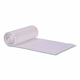 Low-Density Waste Can Liners, 45 gal, 0.9 mil, 40 x 46, Clear, Perforated Roll, 100/Carton (404609CL)